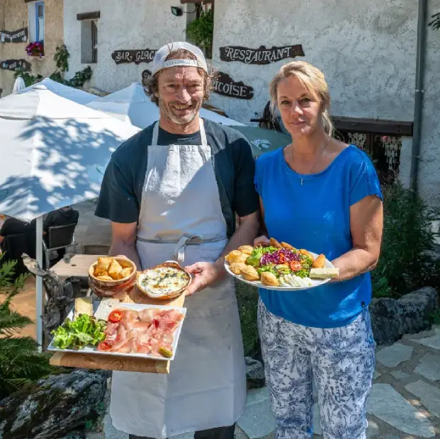 L'équipe de l'Auberge Prapicoise