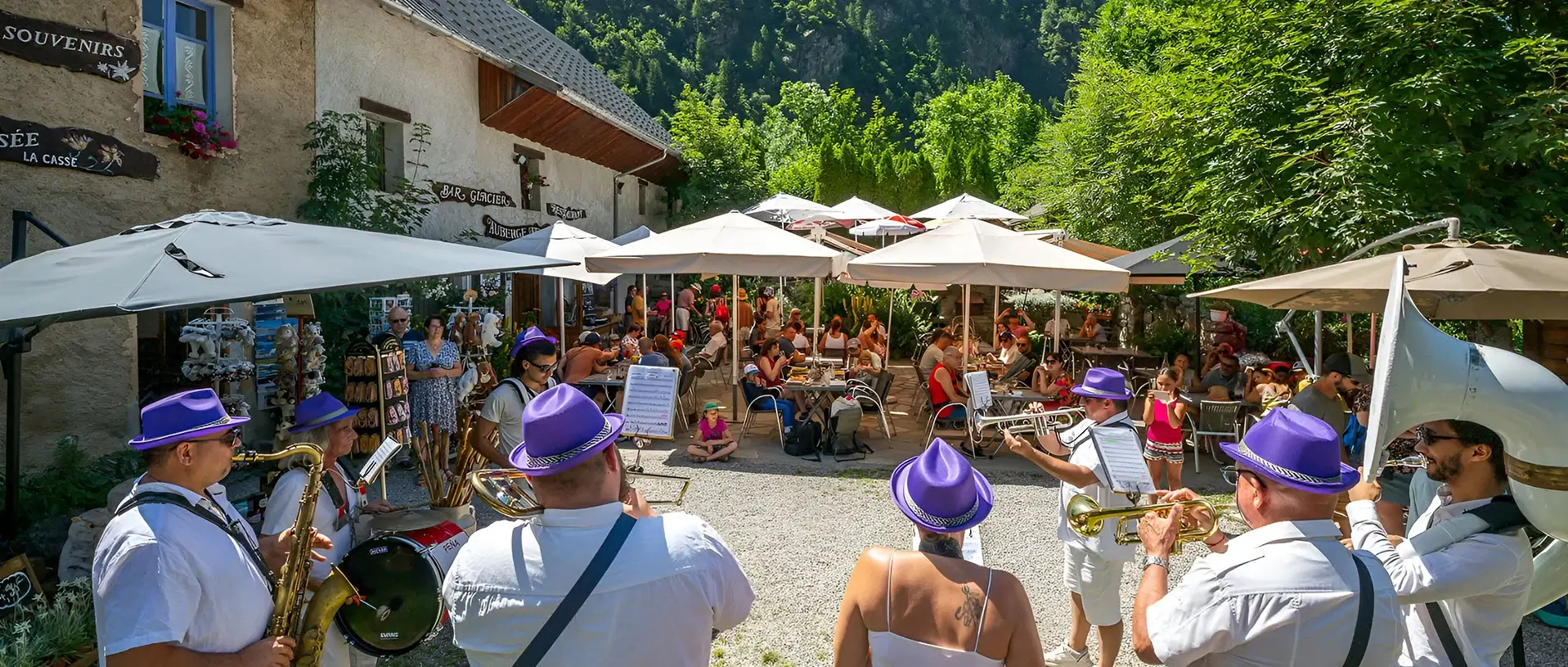 Vue de l'Auberge Prapicoise